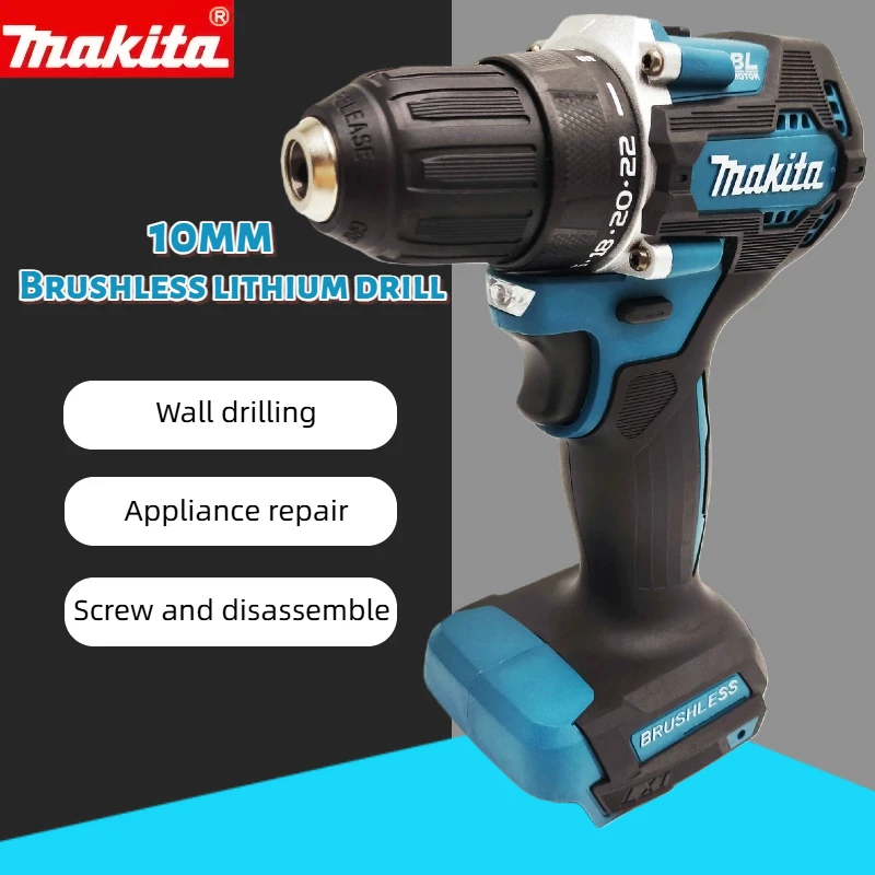 Makita Drill Ddf484 - Wiertarko-wkrętarka akumulatorowa Makita DDF487 18V, bezszczotkowa,