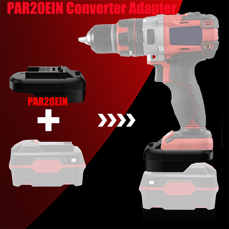 Power Tools Use - Adapter baterii HAKSINKY PAR20EIN do elektronarzędzi,