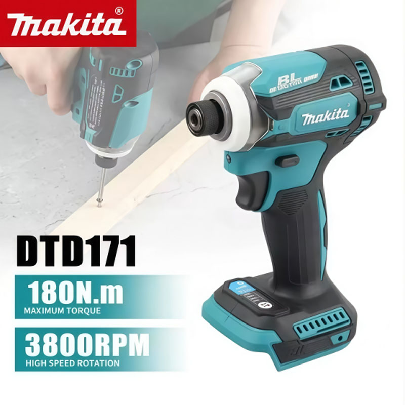 Power Tools Makita Set - Makita DTD171 18V Bezszczotkowy Wiertarko-Wkrętarka Udarowa