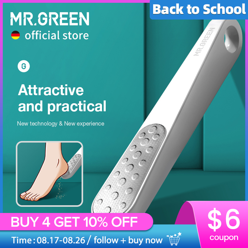 Power Tools Green Color - MR.GREEN Pilnik do stóp dwustronny do