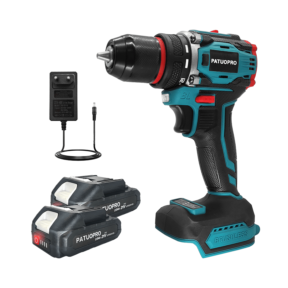 Makita Drill Ddf484 - PATUOPRO 21V bezprzewodowa bezszczotkowa wiertarka elektryczna