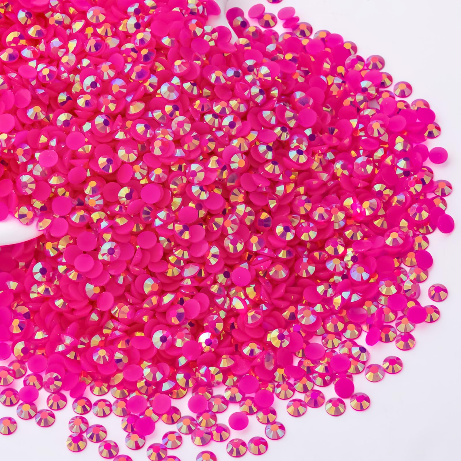 Power Tools Pink - Różowe Żelowe Dżetki z Żywicy AB