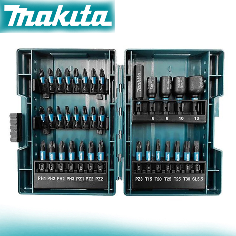 Power Tools Makita Set - Zestaw bitów do wkrętarki udarowej Makita
