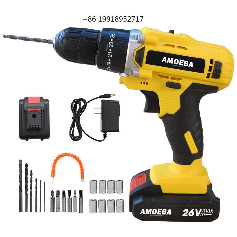 Power Tools Nepal - Wiertarko-wkrętarka elektryczna 36V z akumulatorem litowo-jonowym,