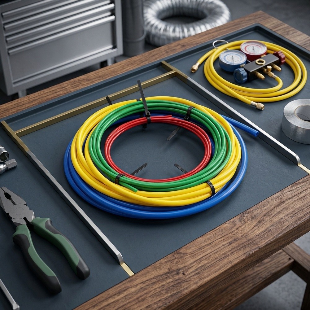 Zestaw do gięcia rur miedziany – Power Tools Green Color recenzja i cena