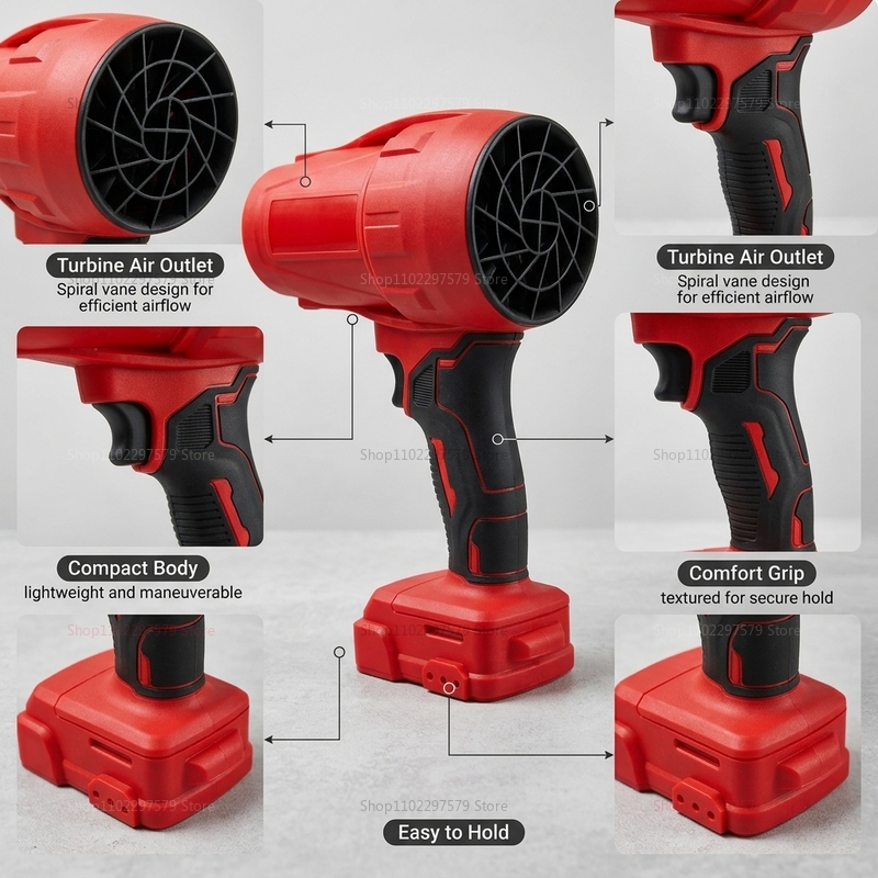 Bezprzewodowy dmuchawiec-turbo – Power Tools Use recenzja i cena