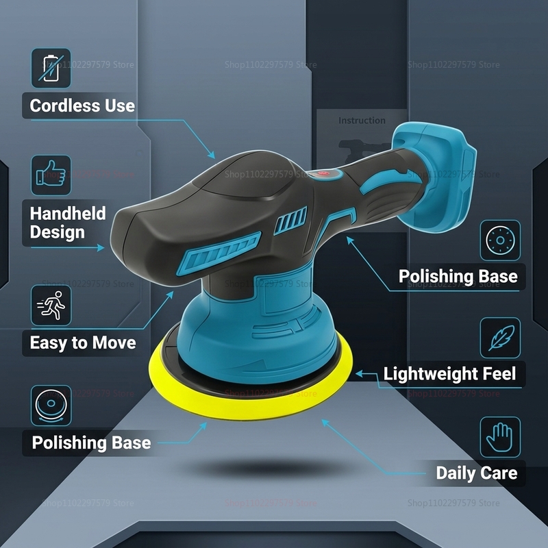 Bezprzewodowa polerka samochod – Power Tools Sander recenzja i cena