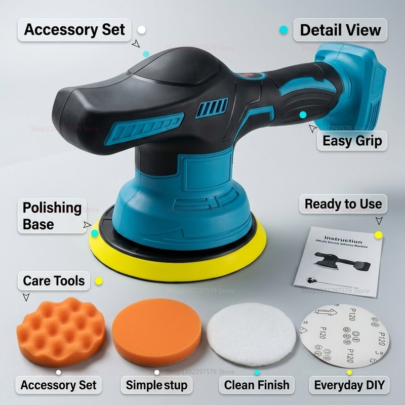 Bezprzewodowa polerka samochod – Power Tools Sander recenzja i cena