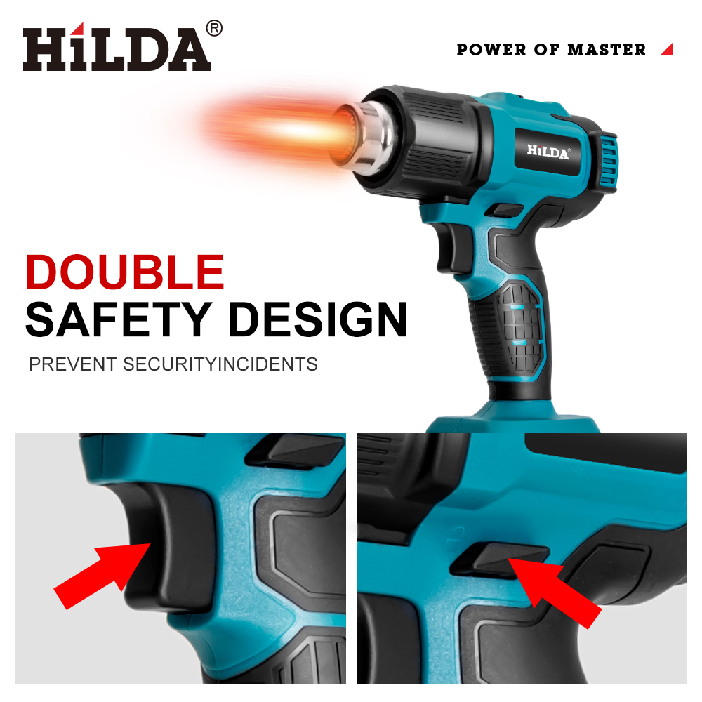 Pistolet na gorące powietrze H – Power Tools Pink recenzja i cena
