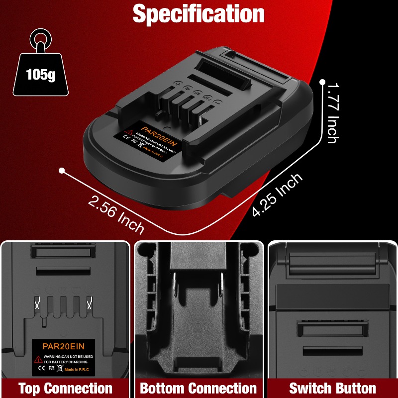 Adapter baterii HAKSINKY PAR20 – Power Tools Use recenzja i cena