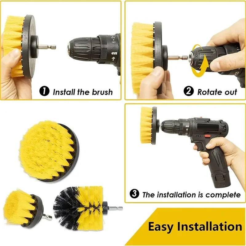 Zestaw szczotek do wiertarki 3 – Power Tools For Sale recenzja i cena