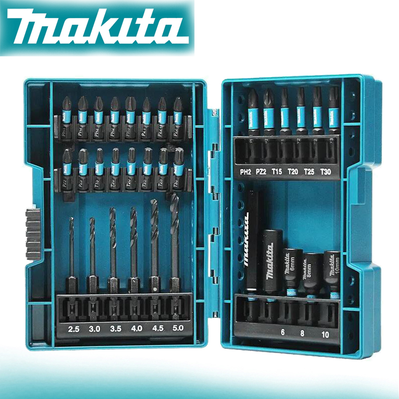 Zestaw bitów do wkrętarki udar – Power Tools Makita Set recenzja i cena